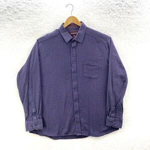 Johnston Murphy Shirt Mens 2XL Multicolor Plaid Academia Preppy Oxford Button Up